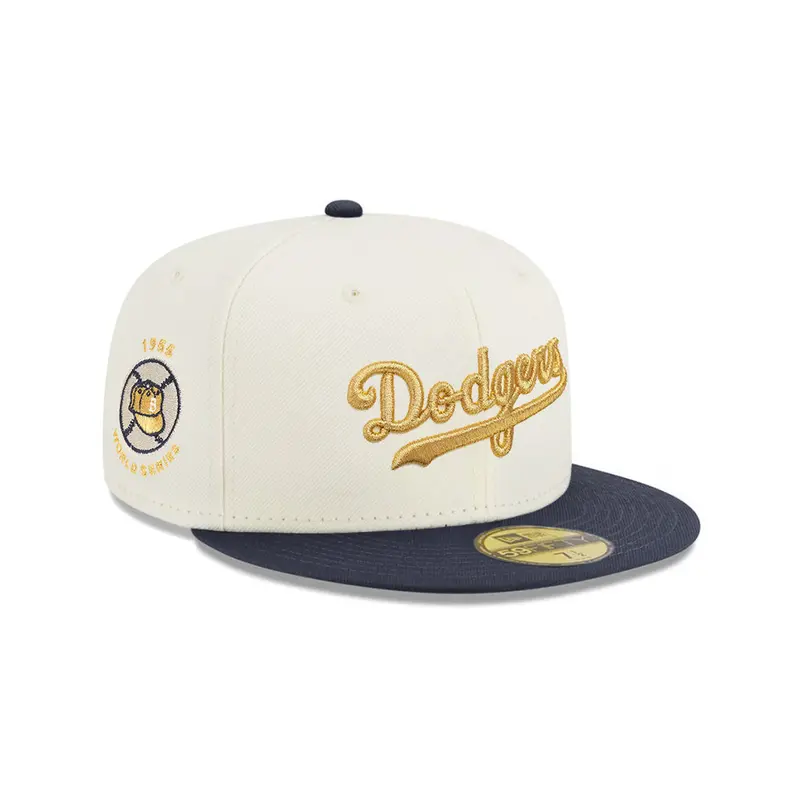 Brooklyn Dodgers 1955 World Series Chrome Blue & Two-Tone 59Fifty Fitted Cap