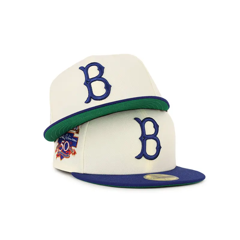 Brooklyn Dodgers Jackie Robinson 50th Anniversary Chrome & Royal 59Fifty Cap