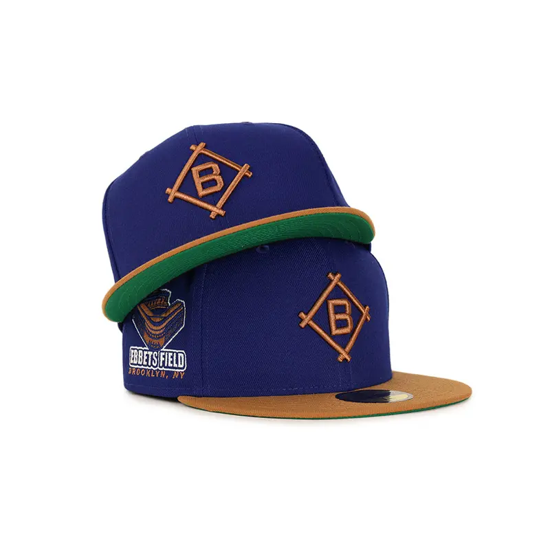 Brooklyn Dodgers Royal and Bronze Two-Tone Ebbets Field SP 59Fifty Cap