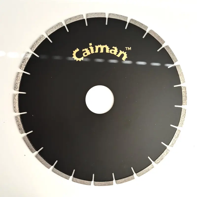 Caiman 14-Inch Diamond Saw Blade – 60mm Arbor, Wet/Dry Cutting