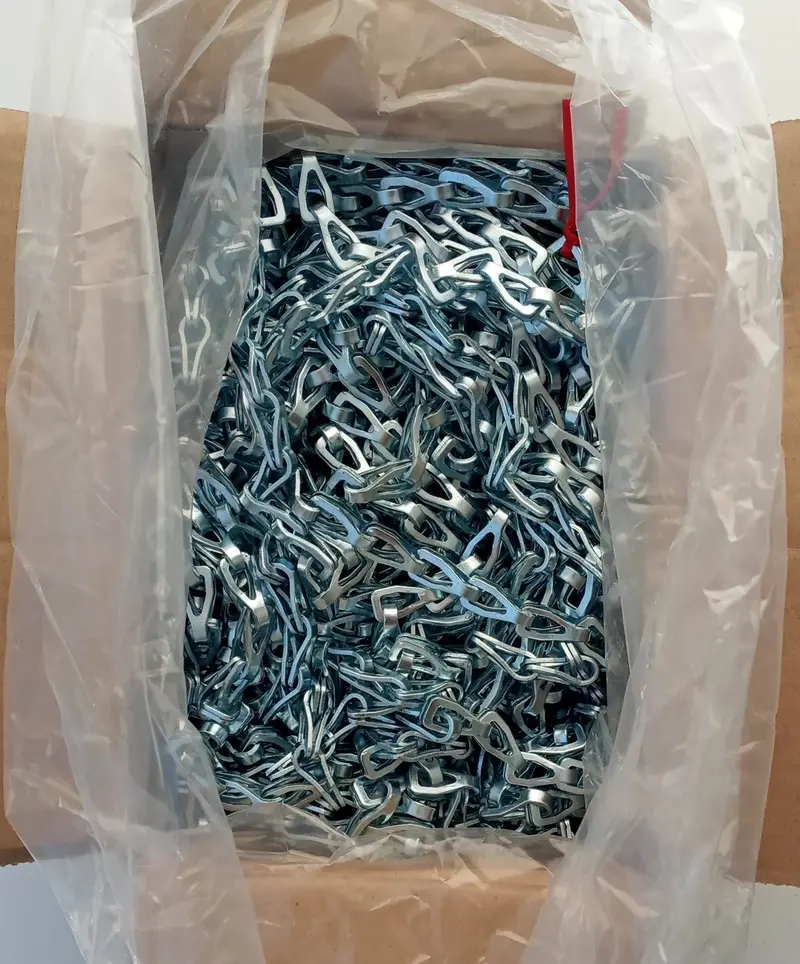 Campbell #50 Zinc-Plated Steel Sash Chain – 100-Foot Industrial-Grade Roll