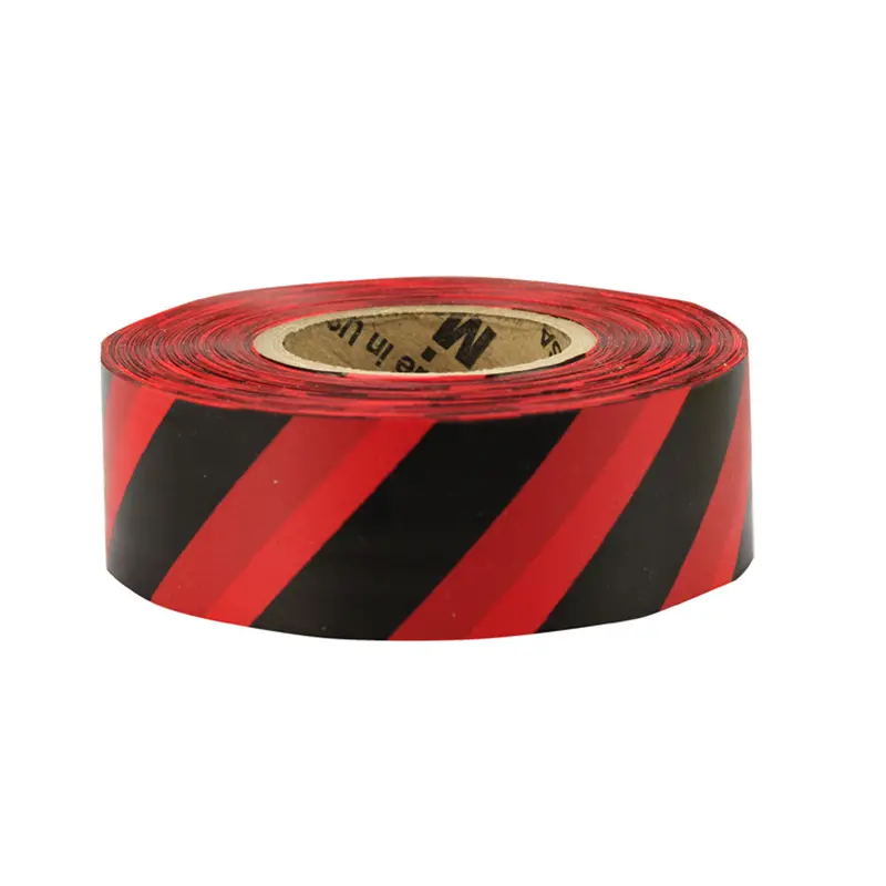 CH Hanson 17057 Red-and-Black Standard Flagging Tape – 12-Roll Pack