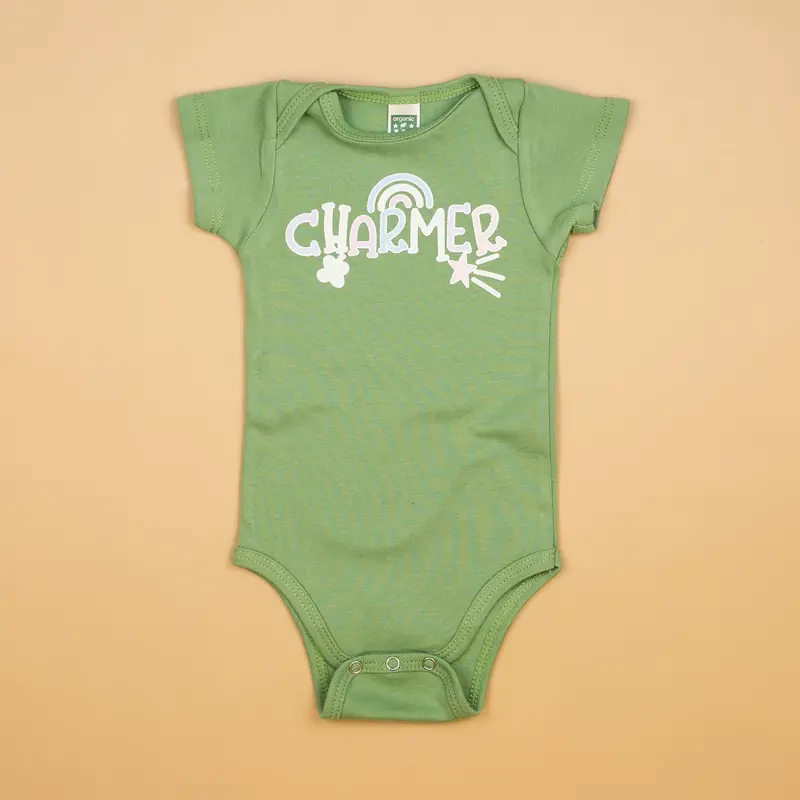 Charmer Organic Avocado Green Bodysuit – Newborn to 3 Months