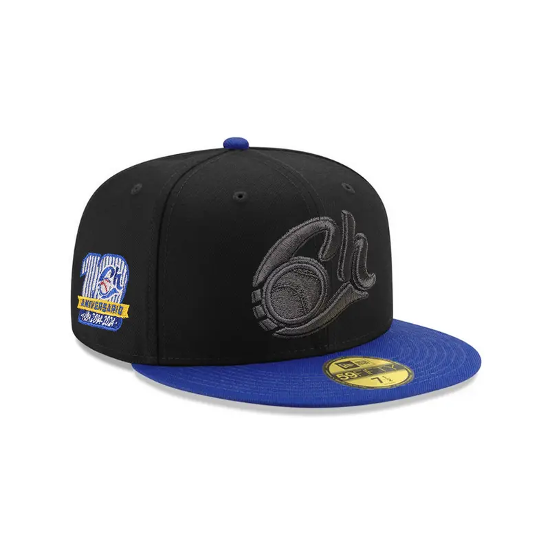Charros de Jalisco Baseball Club 10th Anniversary Black and Royal Two-Tone SP 59Fifty Fitted Cap