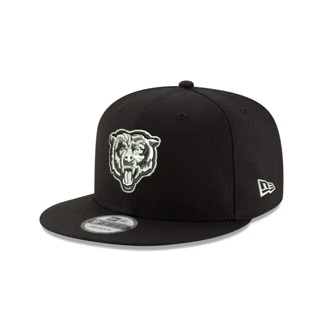 Chicago Bears Black-and-White NFL 9Fifty Snapback