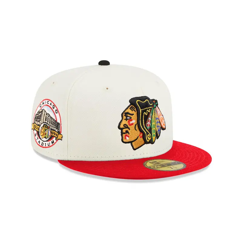 Chicago Blackhawks Chicago Stadium Chrome & Scarlet Two-Tone SP 59Fifty Fitted Cap