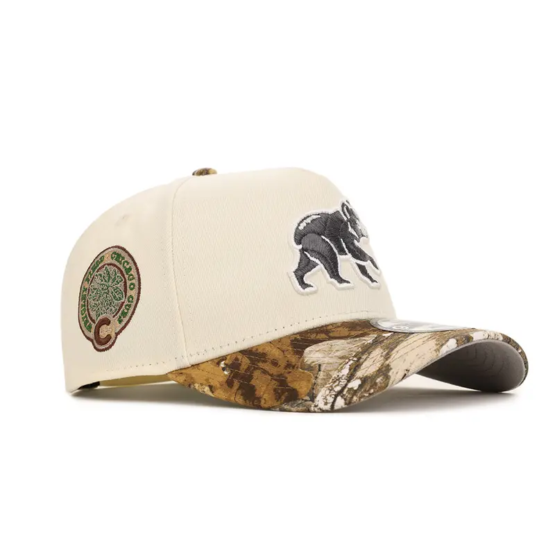 Chicago Cubs Chrome & Camo Two-Tone Wrigley Field SP 9Forty A-Frame Snapback