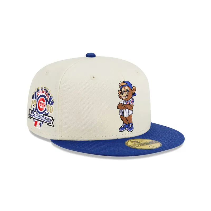 Chicago Cubs Clark Mascot Chrome-Royal 1990 All-Star Game 59Fifty Fitted Cap
