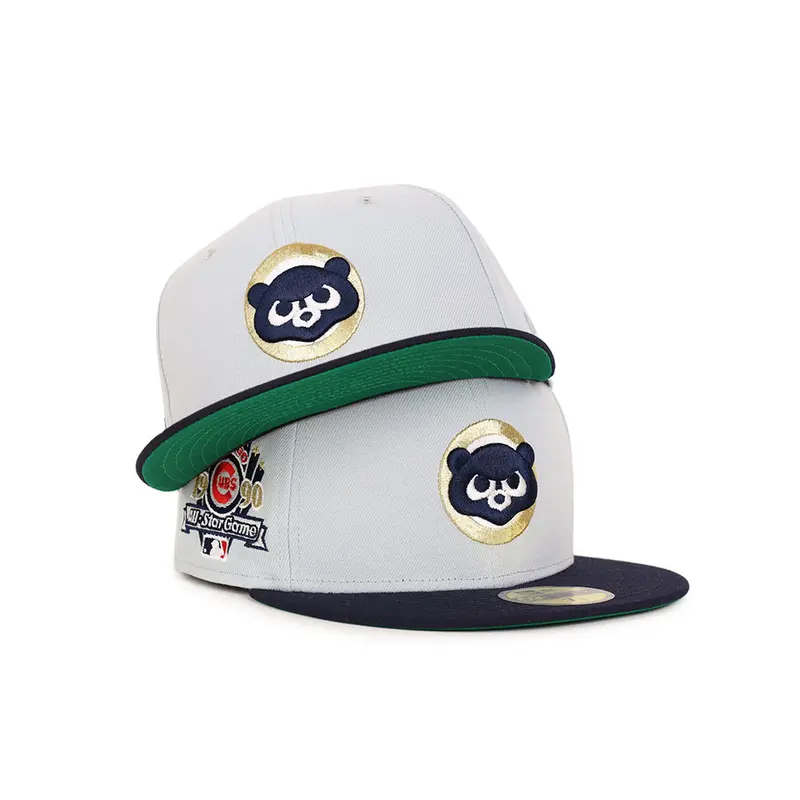 Chicago Cubs Grey & Navy Two-Tone 1990 All-Star Game Commemorative 59Fifty Fitted Cap