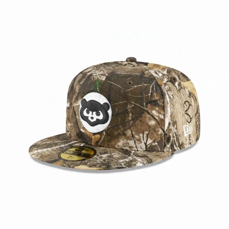 Chicago Cubs Realtree Camo White 59Fifty Fitted Cap