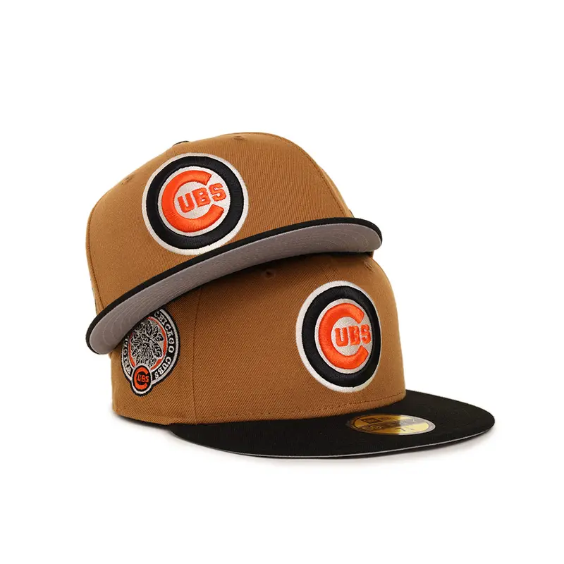 Chicago Cubs Wrigley Field Bronze-Black SP 59Fifty Fitted Cap
