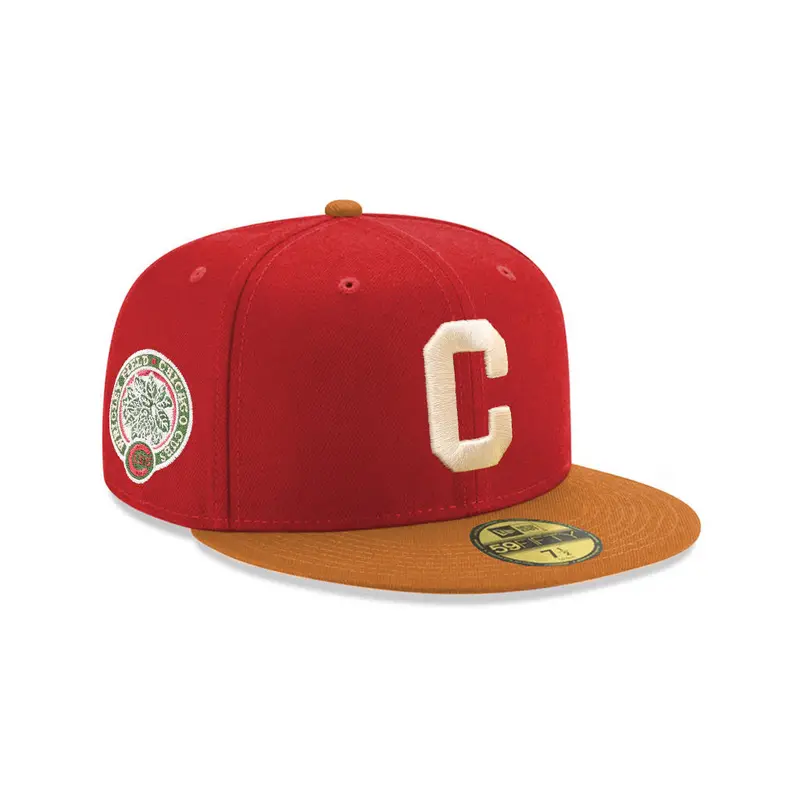 Chicago Cubs Wrigley Field Red & Peanut Two-Tone SP 59Fifty Fitted Cap