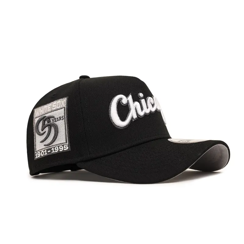 Chicago White Sox 95th Anniversary Black 9Forty A-Frame Snapback