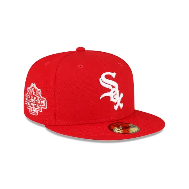 Chicago White Sox All-Star Game Scarlet, Red & White Side Patch 59Fifty Cap