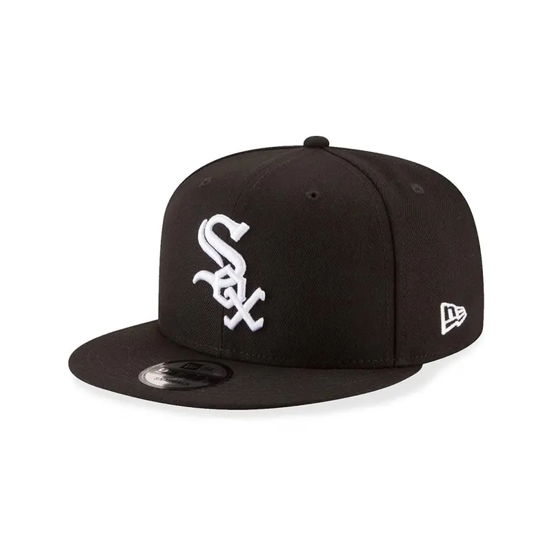 Chicago White Sox Black & White 9Fifty Snapback Cap – MLB Licensed