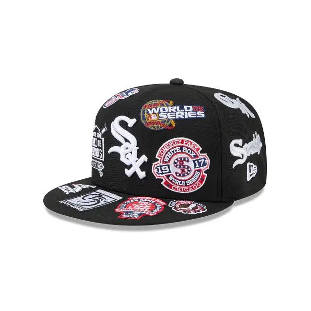 Chicago White Sox Full-Team-Color All-Over 59Fifty Fitted Cap