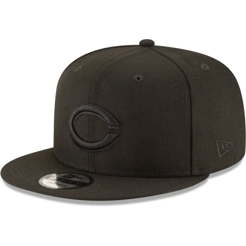 Cincinnati Reds Black-on-Black MLB 9Fifty Snapback