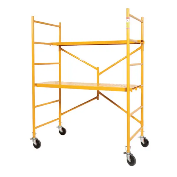 Circle Brand 6-Foot Steel Mobile Folding Scaffold