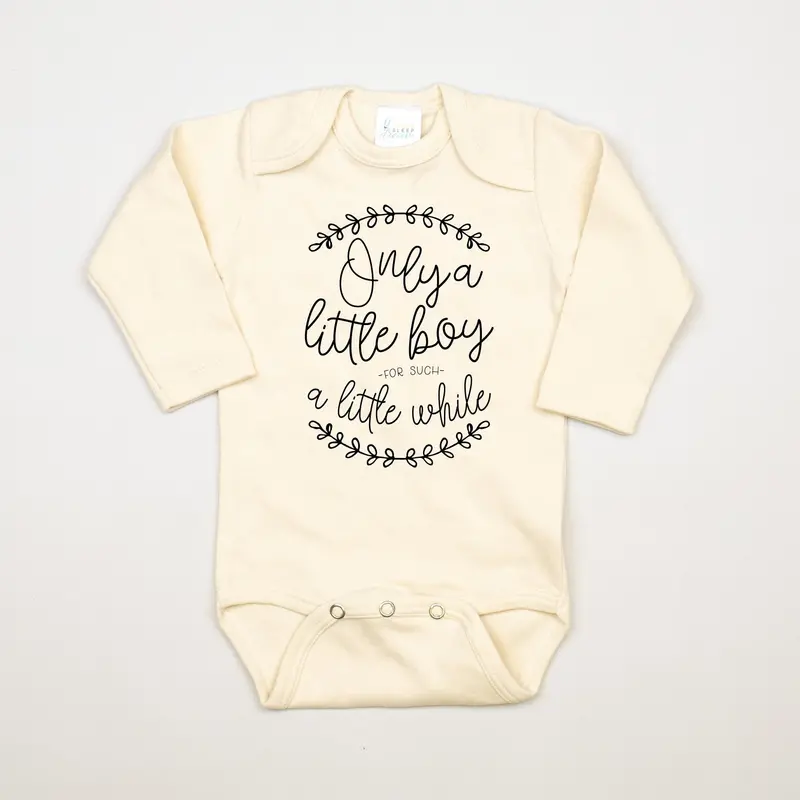 Classic Little Boy Short-Sleeve Onesie