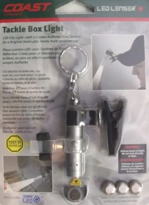 COAST LED Lenser 75331 Tackle Box Flashlight with Genuine Nichia LED