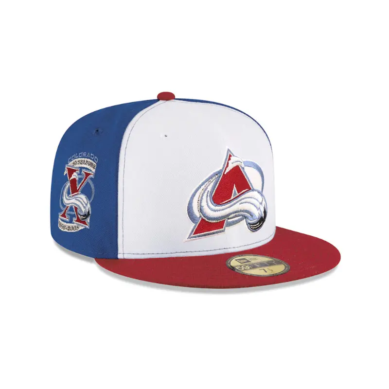 Colorado Avalanche 10th Anniversary Tri-Color SP 59Fifty Fitted Cap