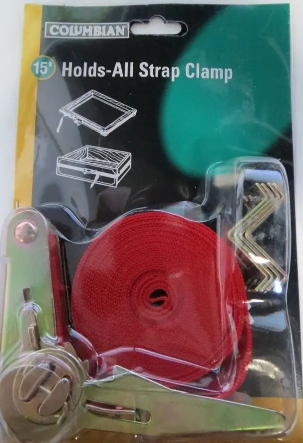 Columbian 48910 Heavy-Duty Web Strap Clamp – 15-Foot Length, 1,000-Lb Capacity