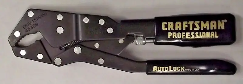 Craftsman 45309 Professional Auto-Locking Pliers – Bulk Packaging (USA-Made)