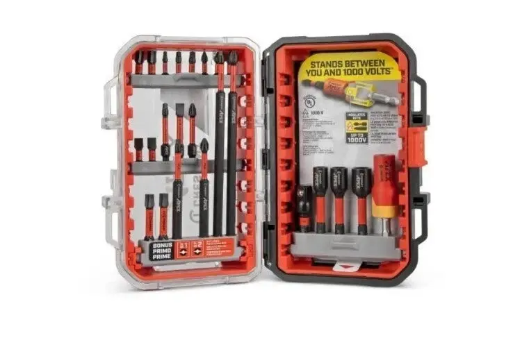 Crescent Apex Eshok-Guard Bit Set – 24-Piece Alphacase Insert Kit (CAESET24)