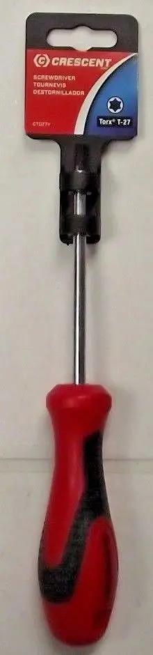 Crescent CTD27V Torx T27 Screwdriver – Precision Tip with Comfort Handle