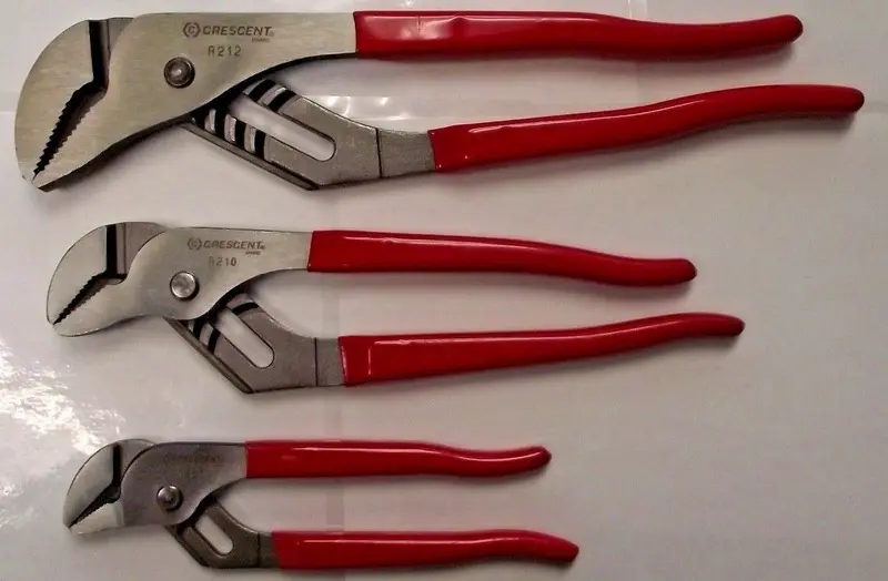 Crescent R200SET3 Tongue-and-Groove Pliers Set – 7″, 10″, and 12″ Sizes
