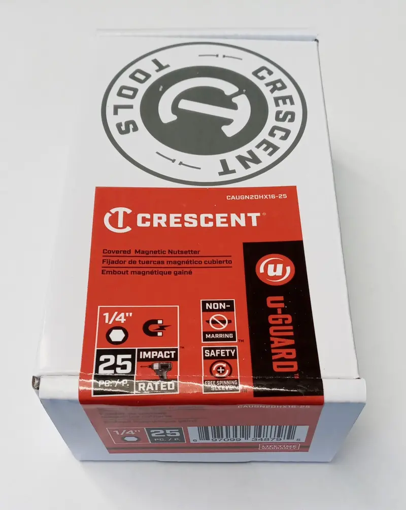 Crescent U-Guard 1/4″ Magnetic Nut Setter – 25-Piece Set