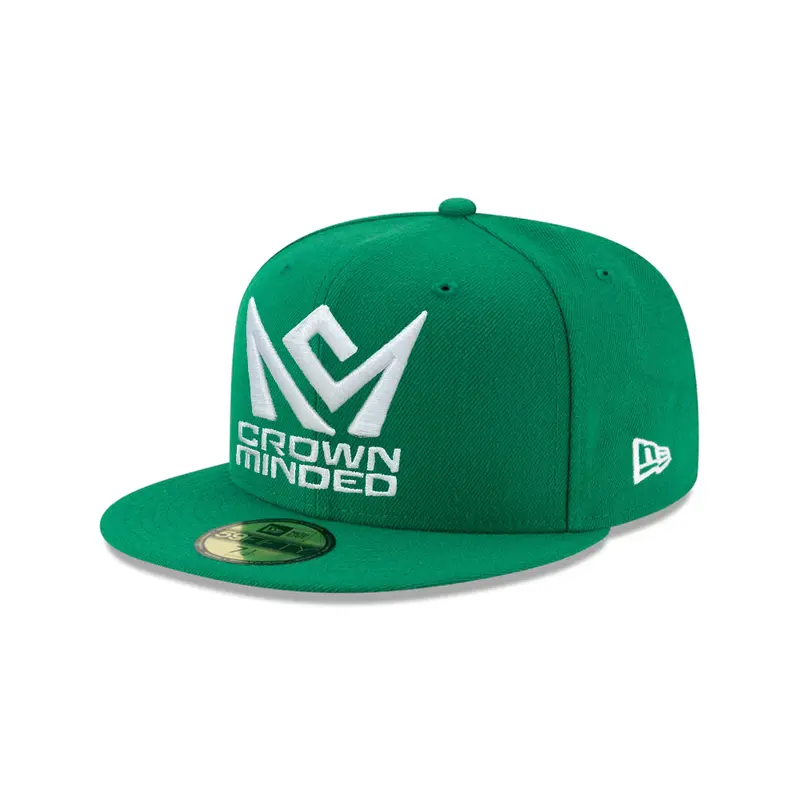 CrownMinded Kelly Green & White 59Fifty Fitted Hat