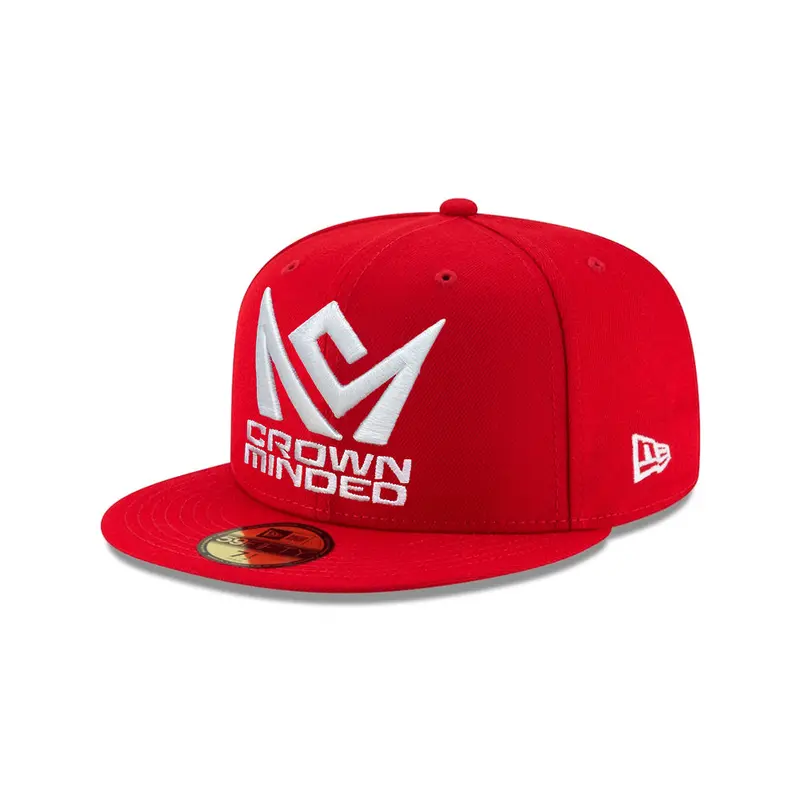 CrownMinded Scarlet Red & White 59Fifty Fitted Cap