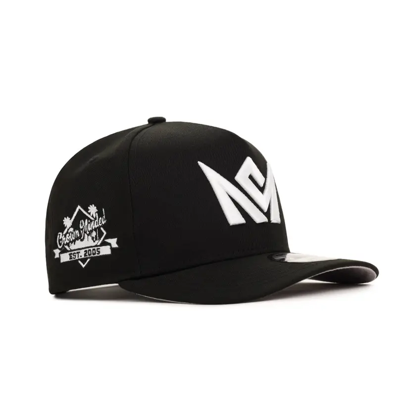CrownMinded Snapback – Black & White Established 2005 SP 9Fifty A-Frame