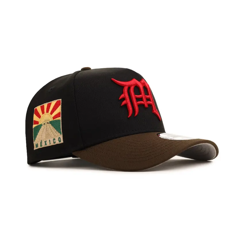 CrownMinded x Mexico Chichén Itzá Sunrise A-Frame Snapback – SP Black 9Forty