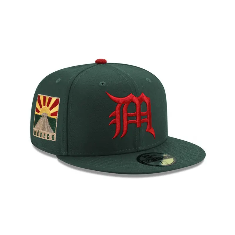 CrownMinded x Mexico: Dark Green ‘Sunrise Over Chichén Itzá’ Cap – SP 59Fifty Fitted