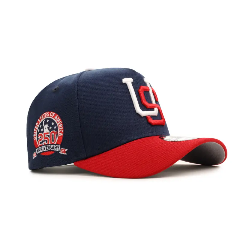 CrownMinded x USA 250th Anniversary Blue-Red SP 9Forty A-Frame Snapback