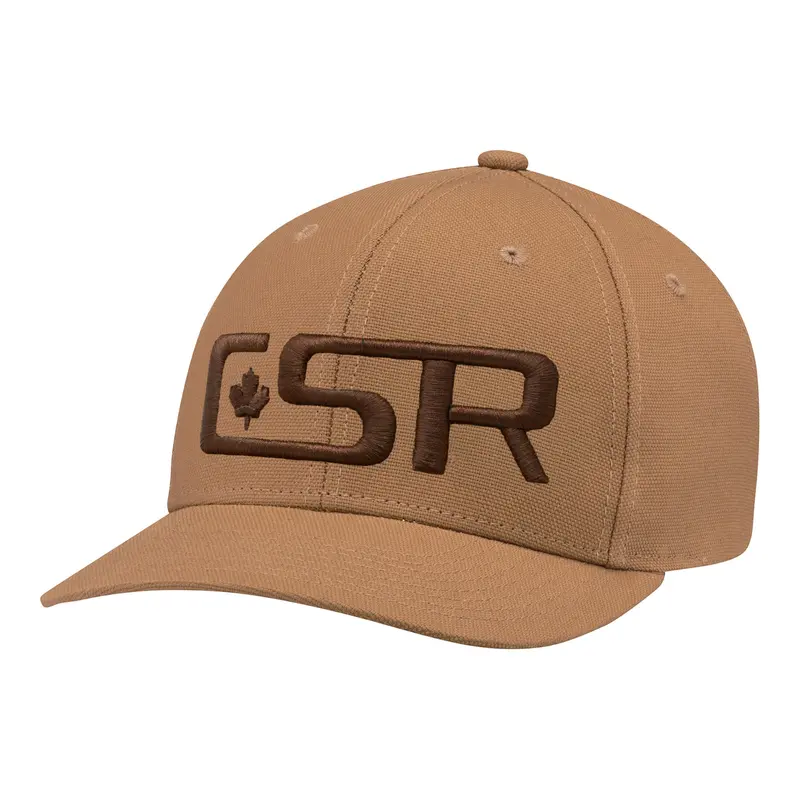 CSR Duck Brown Pro-Round Canvas Work Hat – Rugged Contractor Style