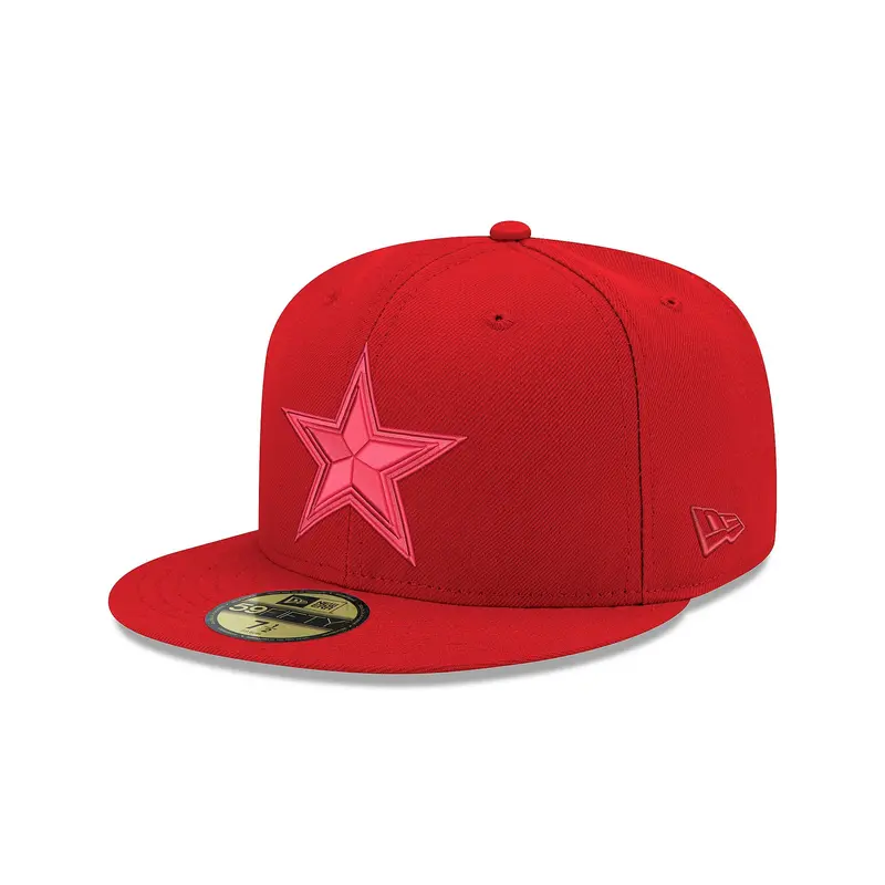Dallas Cowboys Scarlet Red Tonal 59Fifty Fitted Cap