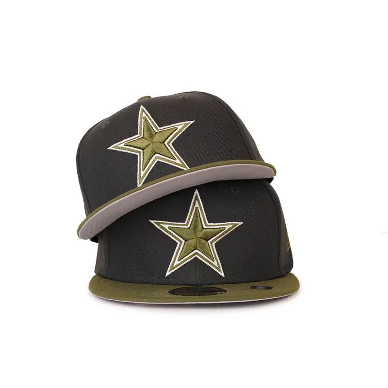 Dallas Cowboys Storm Cap – Charcoal & Olive Dual-Tone 59Fifty Fitted