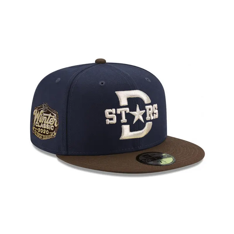 Dallas Stars Navy & Brown Two-Tone 2020 Winter Classic 59Fifty Fitted NHL Cap