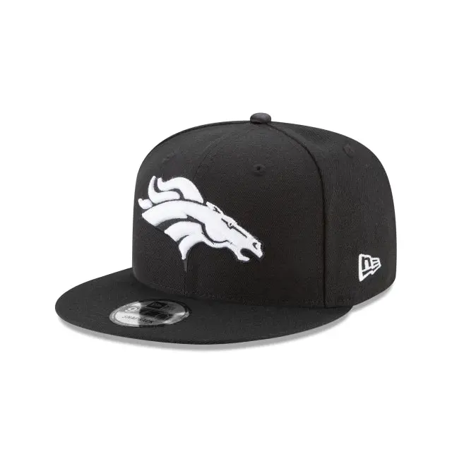 Denver Broncos Black-and-White NFL 9Fifty Snapback