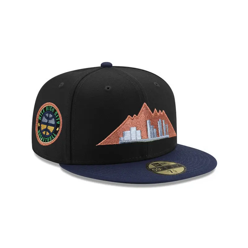 Denver Nuggets Mile High City Black & Blue SP 59Fifty Fitted Cap