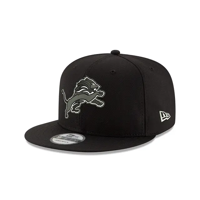 Detroit Lions Black-and-White NFL Snapback
