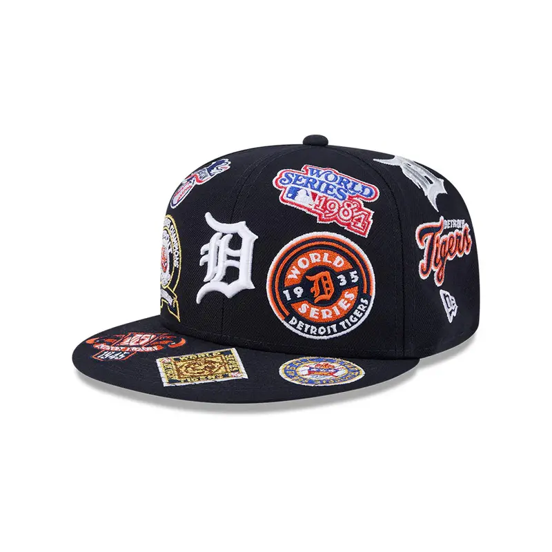 Detroit Tigers All-Over Team-Color 59Fifty Fitted Cap