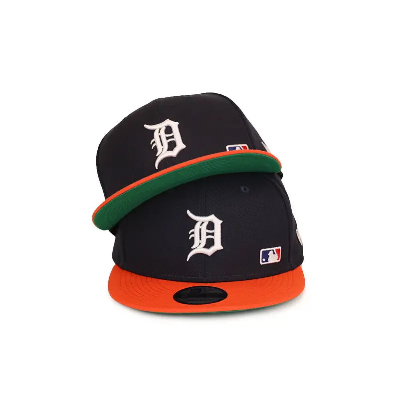 Detroit Tigers Arch Logo Black 9Fifty Snapback Cap