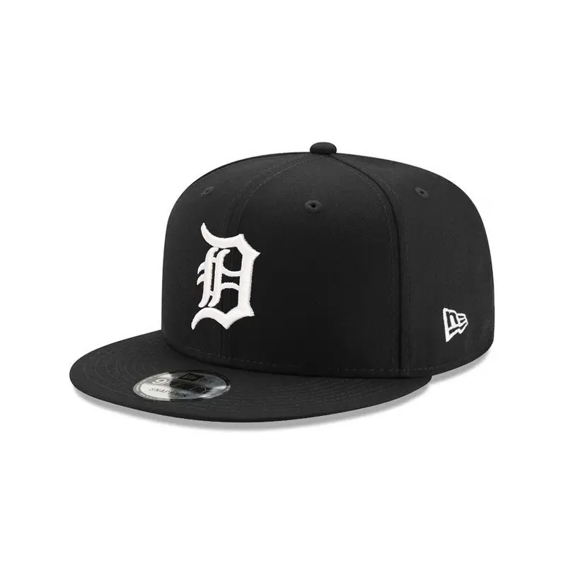 Detroit Tigers Black-and-White 9Fifty Licensed Snapback Cap