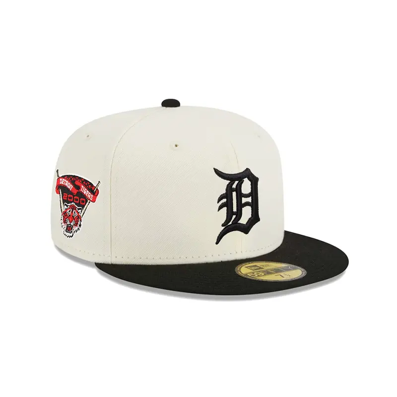 Detroit Tigers Chrome & Black Two-Tone 2000 Stadium Edition SP 59Fifty Fitted Cap
