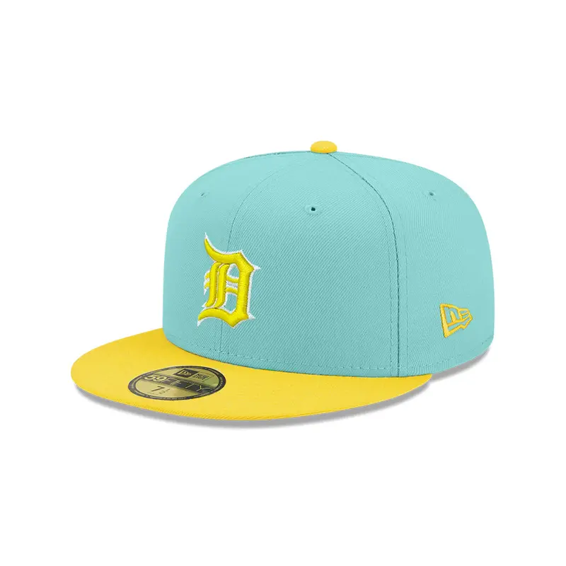 Detroit Tigers Mint & Lemon Two-Tone 59Fifty Fitted Cap