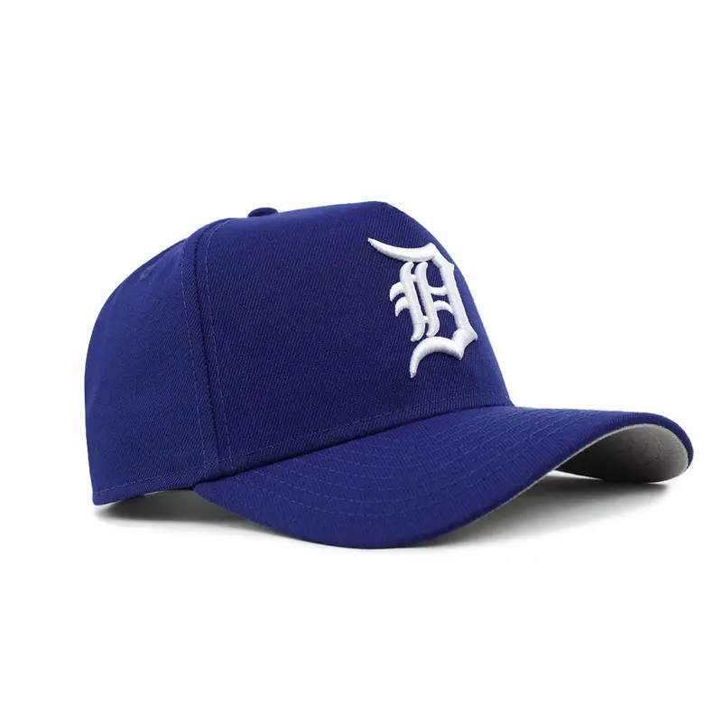 Detroit Tigers Royal Blue-and-White 9Forty A-Frame Snapback